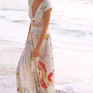 ON HOLD Hibiscus Heaven Maxi Dress